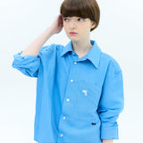 ソフトリネンドルフィンシャツ / Soft linen dolphin shirt