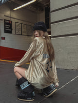 ガールズオーバーフィットラグビーTシャツ