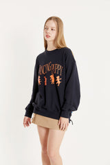 ダンシングパピースウェットシャツ / 25P DANCING PUPPY SWEAT SHIRTS_NAVY