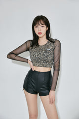 サファリクロップTシャツ / (9049) Safari Crop Tee