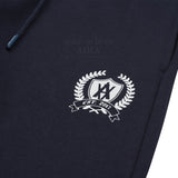 A LOGO SYMBOL PRINTING TRAINING PANTS NAVY