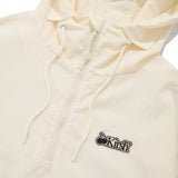 チェリーフーディーウオウブンアノラック／CHERRY HOODIE WOVEN ANORAK [IVORY]