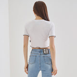 VVアンスポークン クロップTシャツ/VV Unspoken Crop tee
