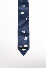 ローズサテンタイ / ROSE SATIN TIE #NAVY