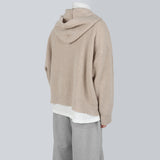 ベッディフーデッドニットジップアップ/Beddy Hooded Knit Zip Up