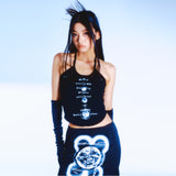 ホルターネックノースリーブ  /222 Halter neck sleeveless - Black