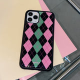 argyle case (black) (6673176854646)