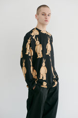 パットジャージロングスリーブ / BSR2223FWPO043 BR PAT JERSEY LONG SLEEVE BLACK