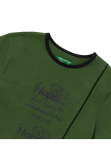 Hope Language Crop Tee_Green (6699087265910)