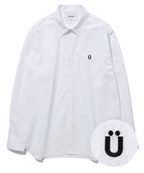 Uロゴ コンフォート 長袖シャツ ホワイト / U LOGO COMFORT SHIRT [WHITE] (4414563287158)