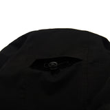 ラウンドラインフーデッドジャケット/BSR2223FWJK045 ROUND LINE HOODED JACKET BLACK
