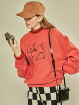 Sheep Sweatshirt (Red) (6643895304310)