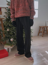 Rotten Win One Tuck Slacks (2color)