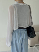 ビーチクロップTシャツ/Beach Crop T-shirt (2color)