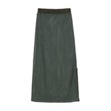 クロシェスカート / CROCHET SKIRT (KHAKI)
