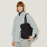 Hybrid Tote Shoulder Bag (Black)