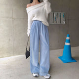 [BELLIDE MADE] Soft velvet velvet sweatshirt Wide pants