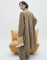 Loose Fit Single-Breasted Coat(3 color) (6596179427446)
