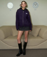 [NF] MARIPOSA KNIT HALF ZIP-UP (PURPLE)_F22ZA933