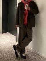 Simple wool jacket