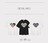 ウノラブハートグラフィック半袖Tシャツ