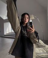 (UNISEX) 起毛VネックフォースMTM