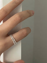 (silver925/18kgold) Salty free ring