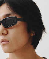 COLOR LENS SUNGLASS (BLACK)