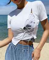 ツイストテンションクロップTシャツ