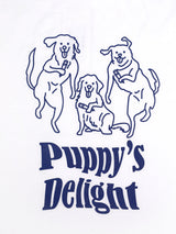 Puppy's delight short sleeve T-shirts white (6594404679798)