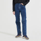 クラックウォッシングデニムパンツ/Crack Washing Denim Pants _ Dark Blue