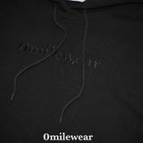 0MW tough cutting hoodie_black