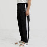 サイドメッシュナイロンパンツ / SIDE MESH NYLON PANTS-BLACK
