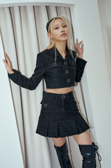 ツイードスカート / tweed skirt_black
