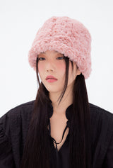 플러피햇_로즈 /   fluffy hat_rose (6656022610038)