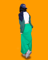 スニーカークロップスウェット＋スリーブレスセット / sneakert crop mtm + sleeveless set (2color)