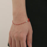 Dragon Silverball Bracelet (knot ver.)