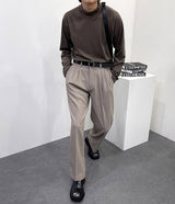 ラグランタートルネックTシャツ/SK Raglan turtleneck T-shirt (4 colors)