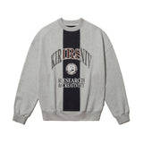 キルシーアーチロゴリワークトレーナー／ ARCH LOGO REWORKED SWEATSHIRT KA [MELANGE GRAY] (6605143572598)