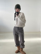 About balloon round knit 