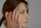 2.5MM プロング セッティング テニス リング / 2.5MM Prong Setting Tennis Ring (rosegold)