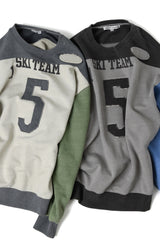 COLOR BLOCK SWEAT SHIRT (green mix)