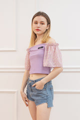 シフォンシャーリングTシャツ