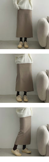 ビランバックオープンロングスカート / Viran back open long skirt