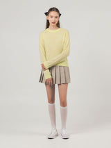 CREW NECK CROP KNIT LEMON (6678692855926)