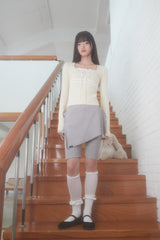 LACE RIBBON TOP (BABY YELLOW)