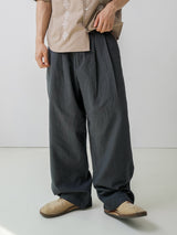 クールリネンハーフバンディングパンツ/Cool linen half banding pants 5color