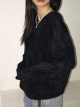 Bright V neck knit