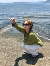 Summer punching knit 