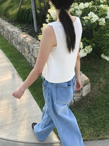 Ellie string denim pants